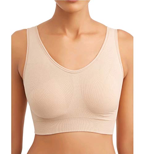 Secret Treasures Fawn Beige Seamless Comfy Bra - Small
