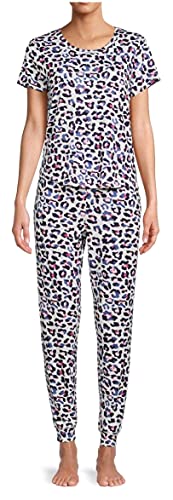 Secret Treasures Imagine Jacquars Vivid White Jogger Pajama Sleep Set - 3X