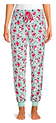 Secret Treasures Mist Mint Women's Cuffed, Soft, Plush Sleep Pants (X-Large)